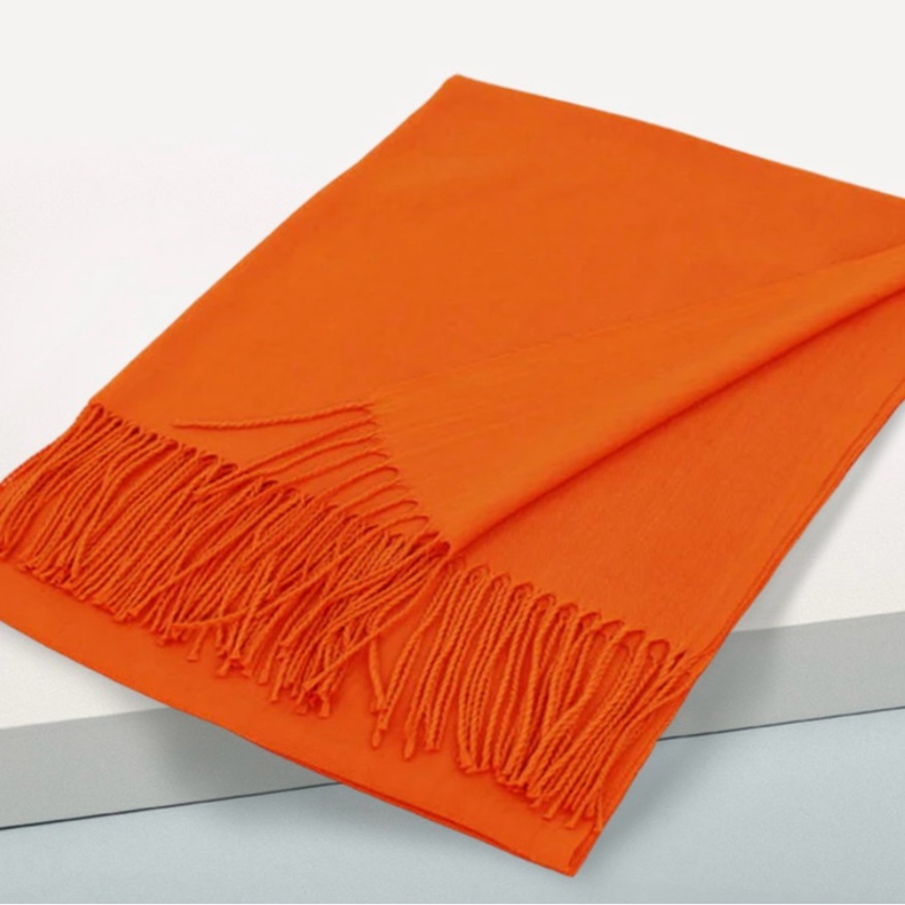 Vibrant Orange Women's Scarf